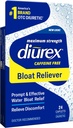 Diurex Caffeine-free Bloat alívio, força máxima, aliviar a água Bloat desconfort, até 6 horas de alívio, 24 contagem