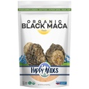 Happy Andes Organic Black Pure & Raw Maca Root Powder Non-GMO, USDA for Energy & Fitness, Performance & Mood for Men & Women, Gluten Free, Peruan Superfood, Blue, 16 onças