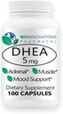 Micronizado DHEA 5mg - Suporta níveis de hormônio equilibrado para imunidade, cérebro, ossos, metabolismo, massa corporal magra, promove envelhecimento saudável