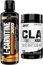Nutrex Pesquisa Líquido Carnitina 3000 - CLA 90 Geles macios - 1000mg Ácido Linoleico Conjugado Mistura Ativa de Óleo de Safflower