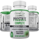 Prostate Suplementos completos de suporte à saúde de ervas para homens, Saw Palmetto Stinging Nettle Pigeum Beta-sitosterol Reishi Shiitake, 90 Cápsula de contagem