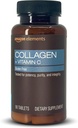 Elementos Colágeno Peptídeos + Vitamina C, 2500 mg Colágeno Peptídeos por serviço, 90 comprimidos, 1 mês de fornecimento