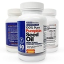 100% Pure Pumpkin Seed Oil - 60 géis macios contendo um perfil nutritivo rico encontrado em alimentos inteiros genuínos - Fórmula Super Comfort masculino - Óleo Nutricional Rico em ácidos gordos essenciais - 1 garrafa