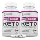 Laboratórios justificados (2 Pacote F1 Keto Pills 1275MG Nova e melhorada fórmula contém Apple Cider Vinagre Extra virgem azeite em pó folha de chá verde 120 cápsulas