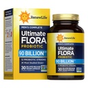 Renew Life Care masculino Probiótico Cápsulas, Suporta Homens Digestivo, Colón, Imune e Saúde Respiratória, L. Rhamnosus GG, Dairy, Soy e sem glúten, 90 bilhões UFC, 30 contagem