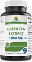 Brieofood Green Tea Extract 1000 mg por serviço (Min 50% Polyfenóis) - 250 Cápsulas - 3rd Party Lab Testado para pureza e qualidade