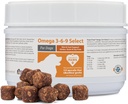 Projeto Paws Omega 3-6-9 Select Fish Oil for Dogs - Krill Oil Pele e casaco Suplemento - 60 Contagem