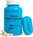 LongLifeNutri Cissus Quadrangularis 1200mg - 180 Cápsulas Vegetarianas, Extrato de Stem para Conforto Conjunto, Força Óssea e Mobilidade Ativa, Fórmula de Alta Potência, Fornecimento de 3 meses, Certificado GMP, Made in USA