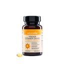 NaturezaWise Vegan Vitamina D3 + K2 - Orgânico D3 5000UI + Natural Vitamina K2 100mcg - Suporte ósseo - alta absorção com Olive Azeite Orgânico de frio - Não-GMO