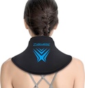 Neck Ice Pack Envoltório Reutilizável Gel Pacotes de gelo para lesões cervicais alívio da dor, terapia de compressão fria flexível quente para inchaço do ombro, contusões, pescoço rígido, enxaqueca, recuperação cirúrgica