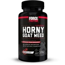 Fator de força Erva de cabra com tesão para homens, unidade masculina natural e suplemento de vitalidade com ingredientes naturais para absorção superior, série fundamental, 750mg, 60 cápsulas