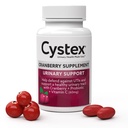 Cystex Cranberry Suplemento de Saúde Urinária - 3-em-1 ITU Proteção com Probióticos, Prebióticos, & Vitamina C - Suporta pH vaginal, Balança de Fermento, & Saúde Urinária - Agir rapidamente - Livre de Açúcar - 75-Conta