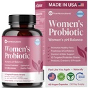 Pure Micronutrientes pH Balance Probióticos Vaginais para Mulheres - Odor & Itch Support - Pílulas de Saúde Vaginal com Cranberry, Lactobacillus & Prebióticos - Suplemento Diário de Bem-Estar Feminino - 60 Cápsulas