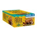 Snack Bares de proteína FULFIL, chocolate salgado caramel aromatizado, sem glúten com 15g de proteína, agrafos de despensa, 12 contagem