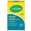 Culturelle Metabolismo + Gestão de Peso com Cápsulas Probióticas SlimBiotics® – 30 Contagem – Ajuda a Gerir Seguramente o Peso – Promove Metabolismo Saudável e Energia Física e Mental