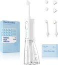 Neti Pot Sinse Rinsing, Sistema de Irrigação nasal sem fio Nasal Máquina limpador de garrafas de lavagem nasal, Kit de sistema de lavagem de sino elétrico para alívio de sinos e cuidados nasais 30 Pods de sal (Grande)