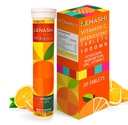 Vitamina C 1000mg Comprimidos Efervescentes Vitamina com Zinco Potássio Magnésio E Vitamina C Efervescente para Adulto Zinco e Vitamina C 20 Comprimidos