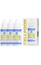 Boost de oxigênio de alimentos celulares - 1 fl oz, 3 Pack - Suplemento de oxigênio líquido para drenagem linfática, doença de altitude, Jet Lag, fadiga, dores de cabeça, ressacas e energia - Sem glúten, Cert. Kosher