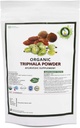 R V Essential Organic Triphala Powder 100gm/ 3,53oz/ 0,22lb- Feito de Haritaki, Vibhitaki e Amla 1:1:1 Triphala Churna Powder USDA Organic Certified Ayurvedic Herbal Supplement in Zip Lock Pouch