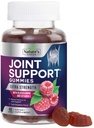 Suporte Conjunto Gummies Força extra Suplemento de Gummy de Glucosamina com Vitamina E - Cartilagem Natural & Saúde Conjunta & Flexibilidade Suporte, Melhor Suporte Mastigação de Glucosamina para Homens e Mulheres - 60 Gummies