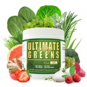 Saúde diária, Ultimate Greens com HSH Pó, Vegan Friendly Ingredients Natural Gluten Soy Free NO OGM Superfood Vegetal Nutricional Bebida Energia Alcalizante 8 onças 1 Pacote (1 Mês de Fornecimento)