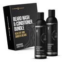 The Beard Struggle - Radiance Beard Wash & Conditioner Bundle - Silver Collection - Pack of 2, Viking Storm - Nourish, Cleanse, Macio, & Fortalece Beard - Beard Wash and Conditioner para homens