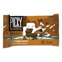 Bares Picky Barras de Energia Alimentar Real, Proteína Baseada em Plantas, All-Natural, Gluten Free, Non-GMO, Non-Dairy, Ah, Fudge Nuts, Pack of 10