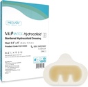MedVance Hydrocolloid – Bordered Hydrocolloid Adesive Dressing, Heel/Elbow, 3.5"x5", Caixa de 5 curativos