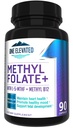 Força dupla e folato de metilo mais bioativo! Formulado exclusivamente com Metilcobalamina de grau farmacêutico mais elevado (B12), Niacin, B1, B2 B6. Funciona sinergicamente para Max Results-3 Month Supply