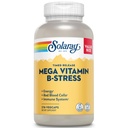 SOLARAY Mega Vitamina B-Stress - Timed Release Vitamina B Complexo w/Vitamina B12, B6, Ácido Fólico, VIT. C - Estresse, Energia, Célula de Sangue Vermelho, Suporte Imune - Vegan, 60-Dia Garantia (276 CT)
