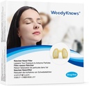Woody Knows Nasclear Nasal Filters, Model 2024, Alergias Sazonais e Ajuda à Poluição Industrial, Transporte Público e Proteção de Grooming animal de estimação (Trial S/M/L/XL)