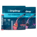 DripDrop Hydration - Pacotes de Pó de Eletrólitos - Melancia e Berry - 64 Contagem