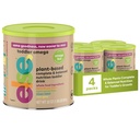 Fórmula 12-36 Meses – Fórmula de bebê livre de leite e leite – Fórmula livre de leite, Omega 3 & 6 para desenvolvimento cerebral – Fórmula alternativa de soja, (22 onças, 4 pacotes)