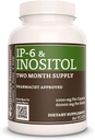 Nutrição da Remedy IP6 (hexafosfato) com Inositol, Cálcio e Magnésio 1.000 mg Suplemento dietético .