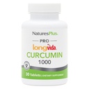 NaturesPlus PRO Longvida Curcumin 1000 mg - 30 Comprimidos - Promove Proteção Radical Livre Saudável - Não-GMO, Vegan & Gluten Free - 30 Servimentos