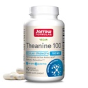 Jarrow Fórmulas Força extra Theanina 200mg & Força regular Theanina 100mg Cápsulas de suporte de relaxamento Bundle, 120 Cápsulas Veggie