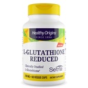 Origens saudáveis L-Glutationa 250 mg (Setria, Não-GMO, Glúten Livre, Antioxidante, Suporte Imune, Suporte da Pele), 60 cápsulas Veggie