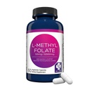 Vida MD L-Metilfolato 12,5 mg Suplemento - Professional-Grade Active L Suplemento de Metilfolato - 60 Cápsulas - L-Metilfolato 12,5mg - máxima potência MTHFR W / Essential Aminoácidos