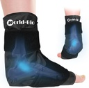 Pacote de gelo do tornozelo para inchaço, Embrulho de gelo do pé, Envoltório de cura fria do pé reutilizável para tornozelo, Foot, Alívio de dor do calcanhar, Aquiles Tendonitis, Fasciitis plantar