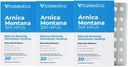VitaMedica Arnica Montana Embalagem de Blister 30X Comprimidos para dor convulsiva e inchação □ Fórmula Baseada em Plantas □ Recomendado por Cirurgiões Plásticos
