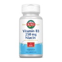 Kal 250 Mg Comprimidos de Niacin, contagem de 100