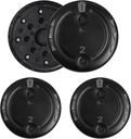 2 embalagens (16 Pcs) Unitron Wax Guards Cerushield Disk v2.0 098-0445 para fonak, acessórios de aparelho auditivo Filtros de cera, Phonak Hearing aid Filtros Guarda de cera