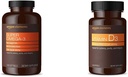 Elementos Super Omega-3 com sabor a limão natural (contagem 120) e vitamina D3 (180 Softgels)