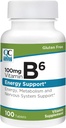 Qualidade Escolha Vitamina B6 100mg, 100 comprimidos