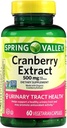 Spring Valley Cranberry Extract, 60 contagens, 500 mg por cápsula