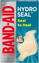 Bandagens à prova de água do adesivo do selo da marca BAND-AID, Bandagens grandes do gel do hidrocolóide para o apoio de primeiros socorros melhor cura para blisters menores, cortes e raspas, FSA/HSA elegíveis, 6 ct