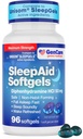 GenCare máxima força Nighttime Sleep Aid Supplement for Adults Deep Sleep Pills with Diphenidramine HCl 50mg to Fall Adormecer mais rápido- Forte Não-Habit Forming PM Sleeping Alief [96 Softgels]