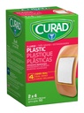 CURAD plástico adesivo bandagens 2" x 4", Não feito de látex de borracha natural, pacote de 600