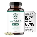 Qualia NAD Supplement — clinicamente comprovada para aumentar NAD+ até 67%. Envelhecimento otimizado, Energia, Foco. Ingredientes Elite NAD+ Booster Nicotinamida Riboside (NIAGEN), Niacin, Niacinamida (1 Mês de Abastecimento)