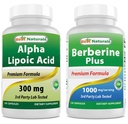 Melhores naturais Ácido Alfa Lipóico 300 mg & Berberine Plus 1000 mg
